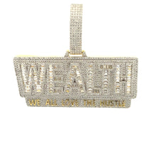 AFFLUENCE BRASS GOLD ICED OUT PENDANT I 916452