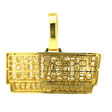 AFFLUENCE BRASS GOLD ICED OUT PENDANT I 916452