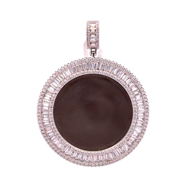 916621 | Brass Rhodium Pendant