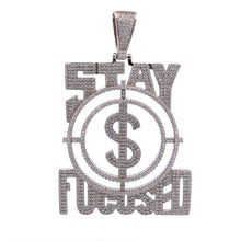 916691 | Brass Rhodium Stay Focused Pendant