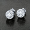 CONSPICUOUS SILVER MOISSANITE EARRINGS I 993731