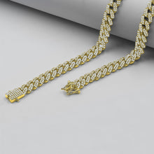 WIZARD 6.84 CTW 6 MM GOLD MOISSANITE ICED OUT CHAIN I 993462