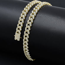 WIZARD 6.84 CTW 6 MM GOLD MOISSANITE ICED OUT CHAIN I 993462