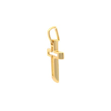 FIONN 925 CZ GOLD ICED OUT PENDANT | 9219002