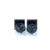 RICO 925 CZ BLACK ICED OUT EARRINGS  | 9219293