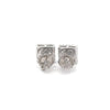 ISADORA 925 CZ RHODIUM ICED OUT EARRINGS | 9219521