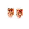 ISADORA 925 CZ ROSE GOLD ICED OUT EARRINGS | 9219525