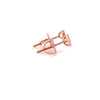 AMETRINE 925 CZ ROSE GOLD ICED OUT EARRINGS | 9220055