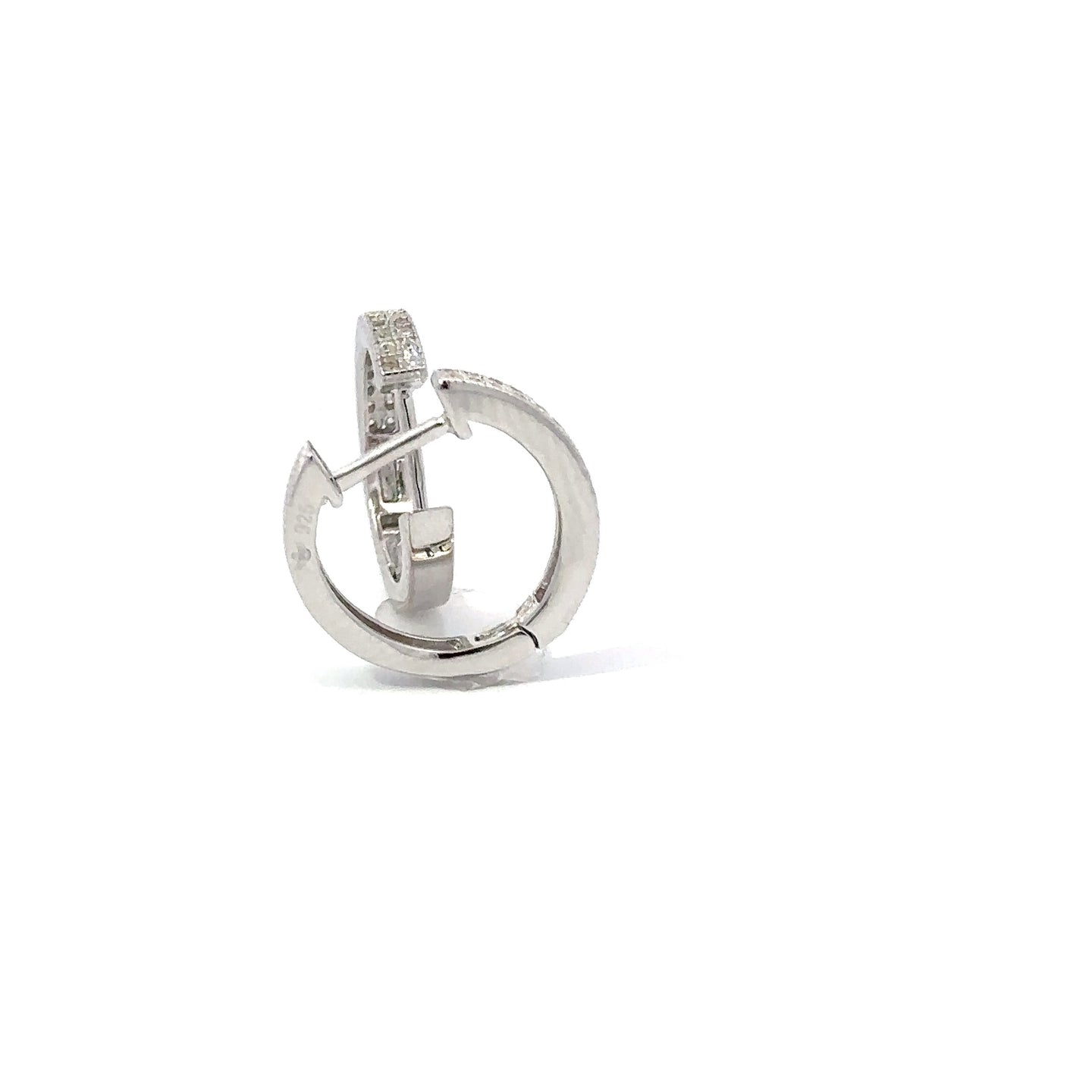 LYREA 925 CZ RHODIUM ICED OUT EARRINGS | 9220091