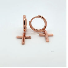 LYRICA 925 CZ ROSE GOLD ICED OUT EARRINGS | 9220235