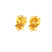 JINX 925 CZ GOLD ICED OUT EARRINGS | 9220942