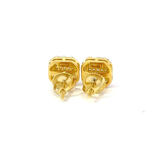 ONDINE 925 CZ GOLD ICED OUT EARRINGS | 9220962