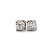 SOLANUM 925 CZ RHODIUM ICED OUT EARRINGS | 9221001