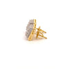 SOLANUM 925 CZ GOLD ICED OUT EARRINGS | 9221002