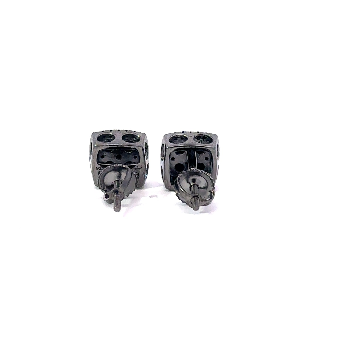 9221183 | 925 Silver CZ Black Earrings