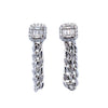 ORABELLA 925 CZ RHODIUM ICED OUT EARRINGS | 9221851