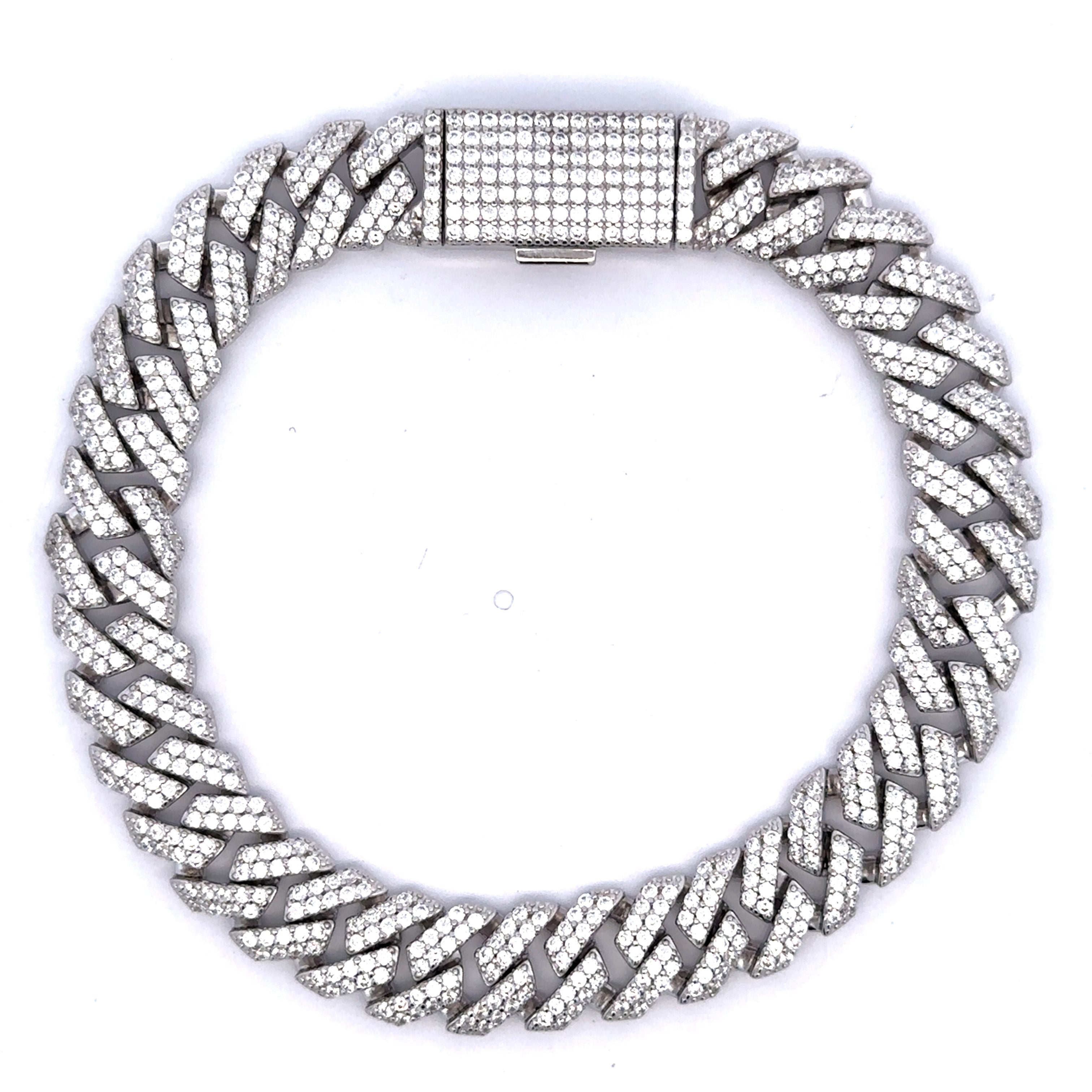 GEMSCULPT 10 MM SILVER BRACELET | 9222151