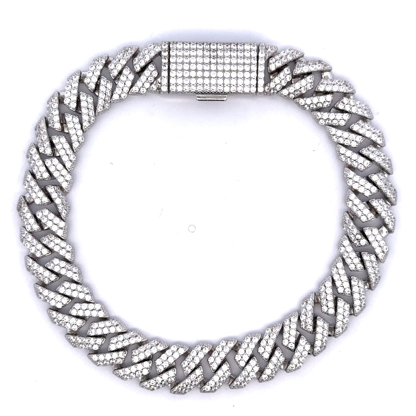 GEMSCULPT 10 MM SILVER BRACELET | 9222151