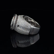 SHEEN 925 CZ RHODIUM MENS ICED OUT RING | 9222421
