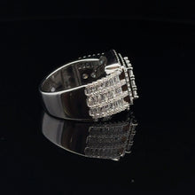 GLEAM 925 CZ RHODIUM MENS ICED OUT RING | 9222571