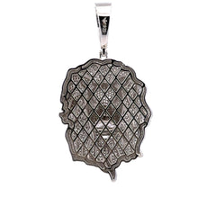 ORACLE 925 CZ RHODIUM ICED OUT PENDANT | 9222671