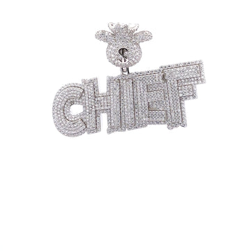 DEVINNER 5.68 CTW 925 CZ MOISSANITE RHODIUM PENDANT I 996531