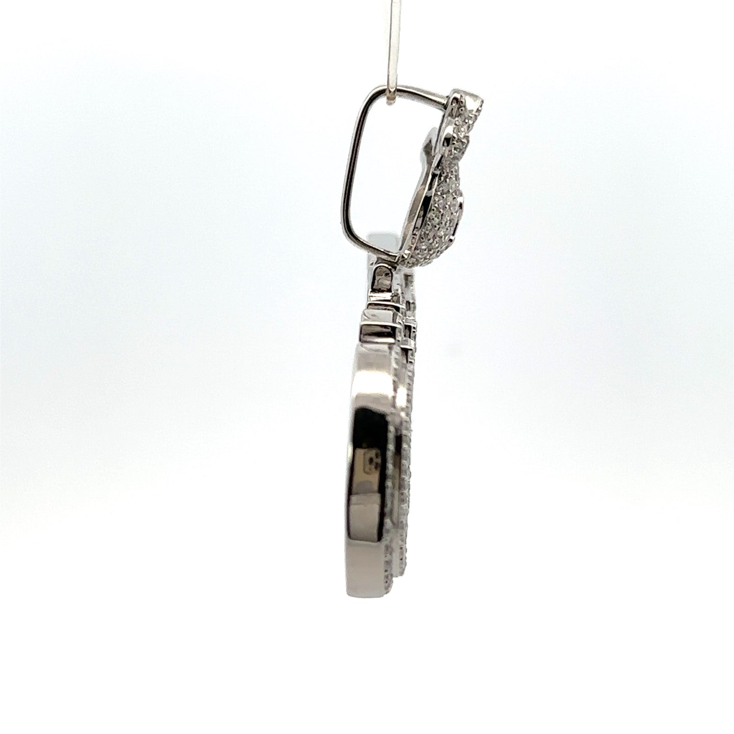 SYLVANT 925 CZ RHODIUM ICED OUT PENDANT | 9222681