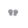 ELIN 925 CZ RHODIUM ICED OUT EARRINGS  |  9222721