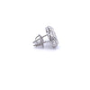 ELIN 925 CZ RHODIUM ICED OUT EARRINGS  |  9222721