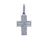 MYSTARA 925 CZ RHODIUM ICED OUT PENDANT | 9222801