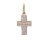 MYSTARA 925 CZ GOLD ICED OUT PENDANT | 9222802