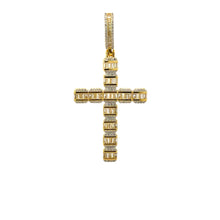 MUSTARA 925 CZ GOLD ICED OUT PENDANT | 9222862