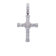 WESTERIA 925 CZ RHODIUM ICED OUT PENDANT | 9222891