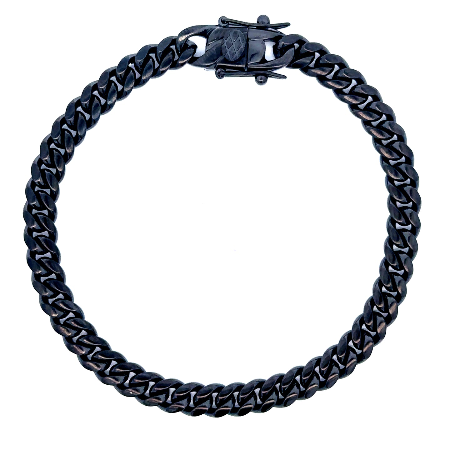 9310463 | Steel Black 6mm 8" Bracelet