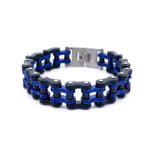 OSCURO STEEL BLUE BLACK ICED OUT BRACELET | 93111713