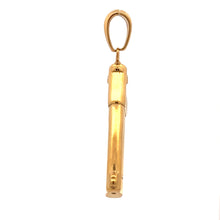 TENEBRIS STAINLESS GOLD STEEL ICED OUT PENDANT | 9311232