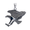 FLUXION STAINLESS RHODIUM STEEL ICED OUT PENDANT | 9311281