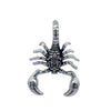 PYRAS STAINLESS RHODIUM STEEL ICED OUT PENDANT | 9311301