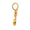 PYRAS GOLD STEEL ICED OUT PENDANT | 9311302