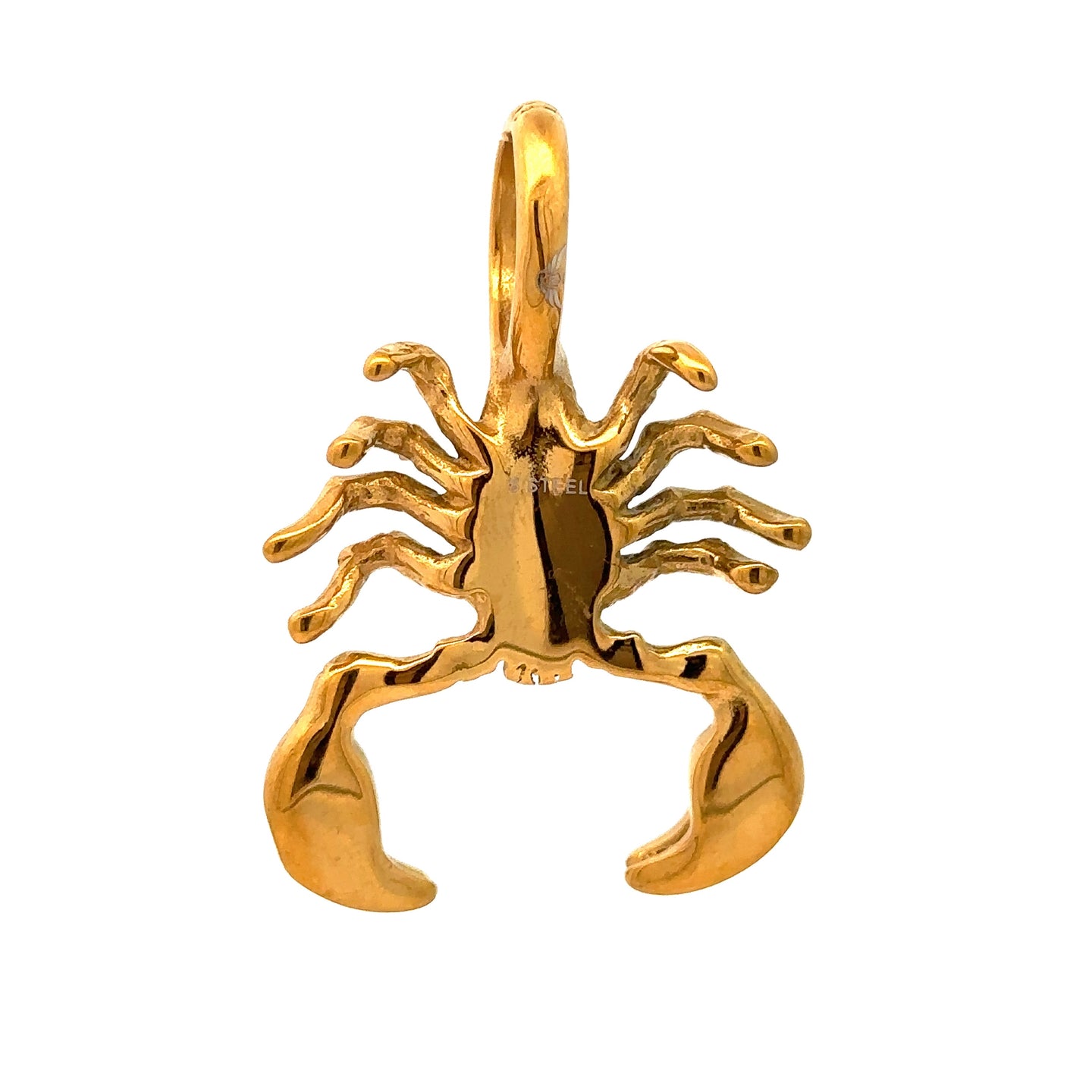 PYRAS GOLD STEEL ICED OUT PENDANT | 9311302