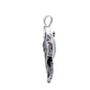 NYXIA STAINLESS RHODIUM STEEL ICED OUT PENDANT | 9311321