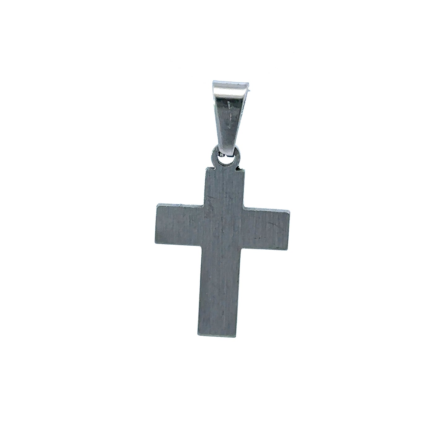 JORVIK STAINLESS RHODIUM STEEL ICED OUT PENDANT | 9311471
