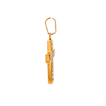 RHOSWEN STAINLESS GOLD STEEL ICED OUT PENDANT | 9311572