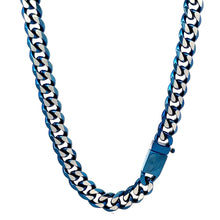 QUINLAN STEEL BLUE ICED OUT CHAIN | 9311592