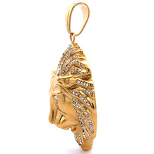 DRYSTAN STAINLESS GOLD STEEL ICED OUT PENDANT | 9311642