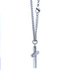 FERYN STEEL RHODIUM ICED OUT CHAIN | 9311771