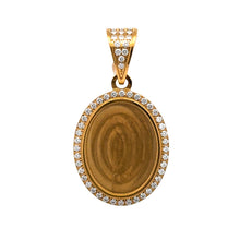 9312652 | Steel Moissanite Gold Pendant