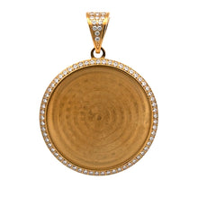 9312662 | Steel Moissanite Gold Pendant