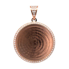 9312665 | Steel Moissanite Rose Gold Pendant