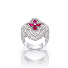 9910941 | 4.21ctw VVS 925 Moissanite Rhodium Ring